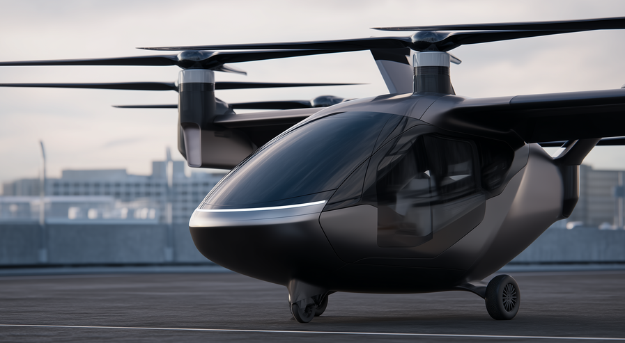 eVTOL on the ground