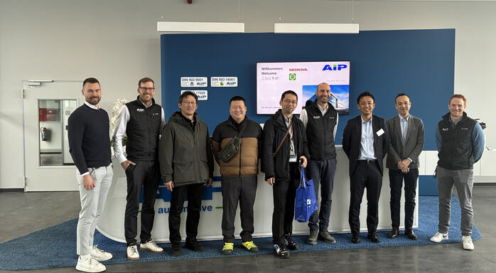 Honda and Okaya Visit AIP in Haldenwang