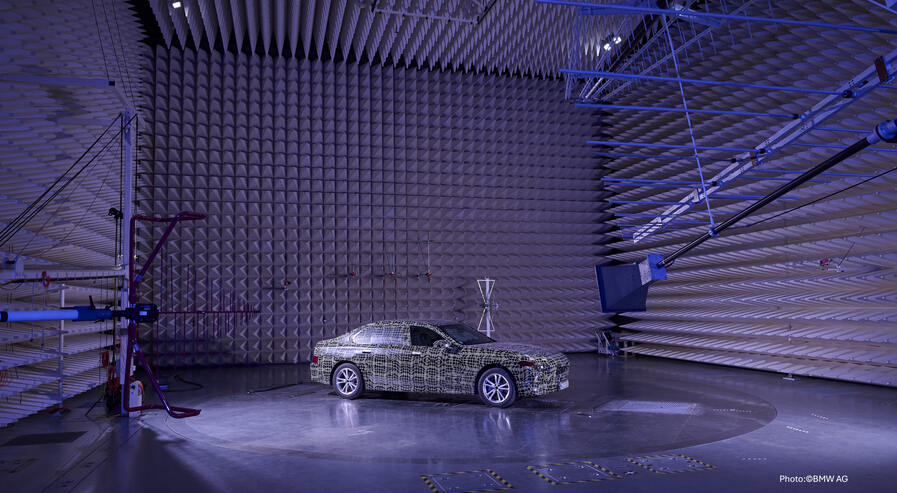 EMC testing on vehicles