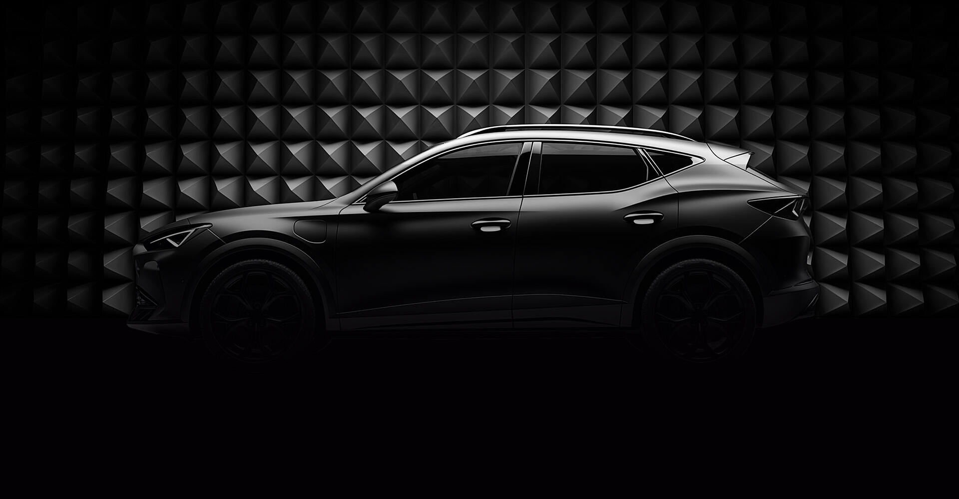 Vehicle in EMC chamber