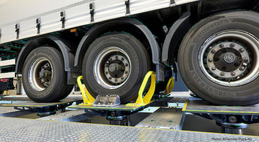 Axle and wheel load measurement