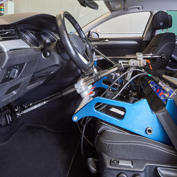 James driving robot