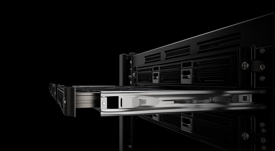 Technician adding components